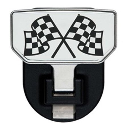 CARR CARR 183082 HD Universal Hitch Step Checkered Flag - Single 183082